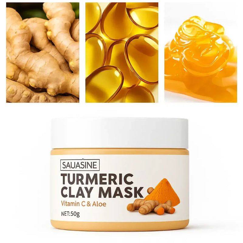 Masque visage au curcuma et à la vitamine C - 50 g