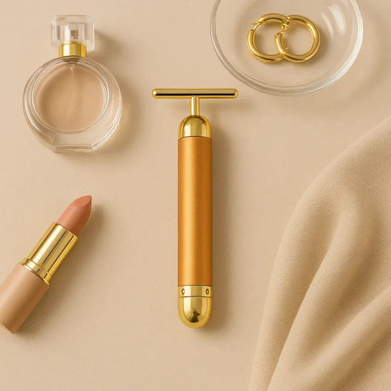 Lifting du visage vibrant en or 24 carats