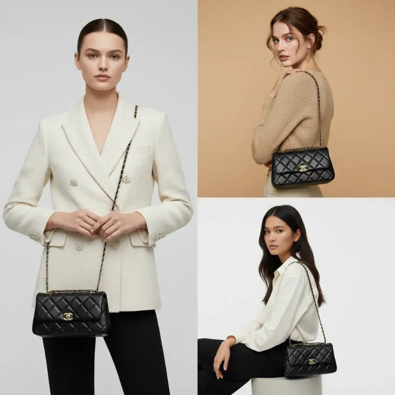 Mini Sac Élégance Noir