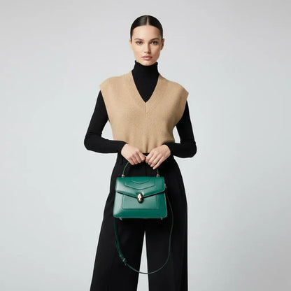 Serpentia Noir Charm Bag