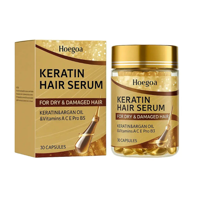 Sérum capillaire doré 