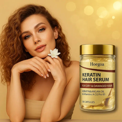 Sérum capillaire doré 