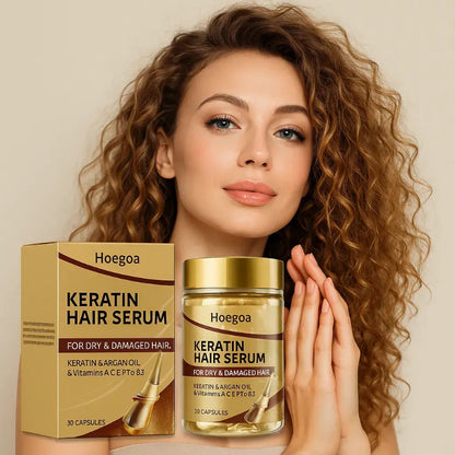 Sérum capillaire doré 